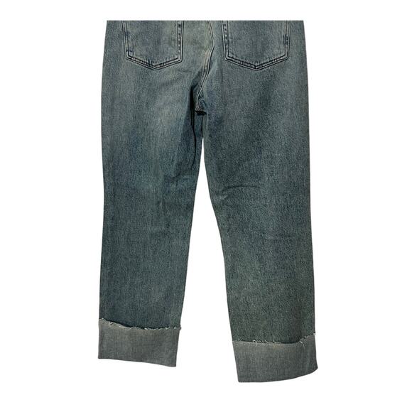 7 FOR ALL MANKIND WOMENS 28 HIGH RISE ANKLE LOGAN STOVEPIPE JEANS FROST BLUE NEW - Picture 7 of 11